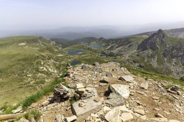 Amazing Panorama of Rila Mountain near The Seven Rila Lakes, Bulgaria clipart