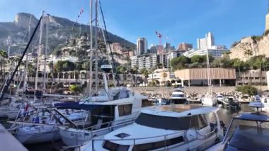 Monte CARLO, Monako - 27 Ocak 2024: Monte Carlo 'nun şaşırtıcı Panoramik Manzarası