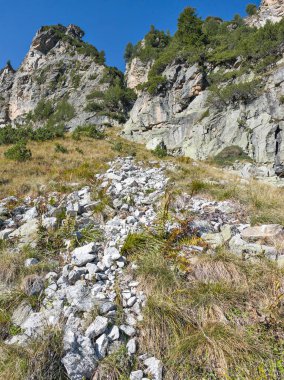 Amazing Autumn Landscape of Rila Mountain near Malyovitsa peak, Bulgaria
