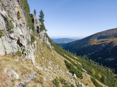 Amazing Autumn Landscape of Rila Mountain near Malyovitsa peak, Bulgaria