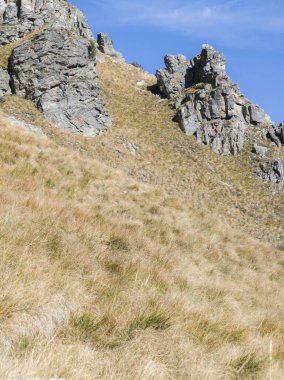 Amazing Autumn Landscape of Rila Mountain near Malyovitsa peak, Bulgaria