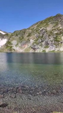 Bulgaristan 'ın Yedi Rila Gölü yakınlarındaki Rila Dağı' nın Şaşırtıcı Panoraması
