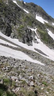 Bulgaristan 'ın Yedi Rila Gölü yakınlarındaki Rila Dağı' nın Şaşırtıcı Panoraması