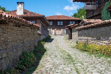 Village of Zheravna with nineteenth century houses, Sliven Region, Bulgaria clipart