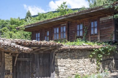 Village of Zheravna with nineteenth century houses, Sliven Region, Bulgaria clipart