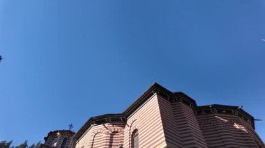 RILA MONASTERY, BULGARIA - NOVEMBER 06, 2024: Rila (Rila Manastırı) Ortodoks Manastırı, Kyustendil Bölgesi, Bulgaristan