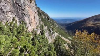 Amazing Autumn Landscape of Rila Mountain near Malyovitsa peak, Bulgaria