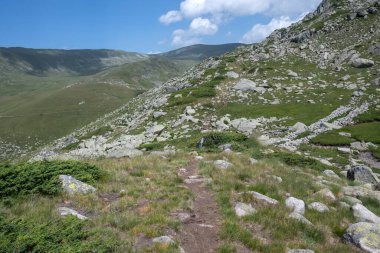 Amazing Summer Panorama of Rila Mountain near Kalin peak, Bulgaria clipart