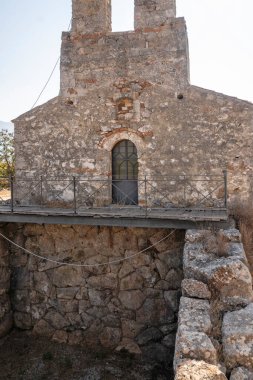 Mezopotamos, Epirus, Yunanistan yakınlarındaki Acheron köyünün Eski Yunan Necromanteion kalıntıları