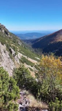 Amazing Autumn Landscape of Rila Mountain near Malyovitsa peak, Bulgaria