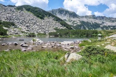 Amazing Summer view of Pirin Mountain around Banderitsa River, Bulgaria
