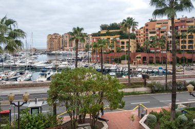 Monte CARLO, Monako - 26 Ocak 2024: Monte Carlo, Monako 'nun Muhteşem Panoraması