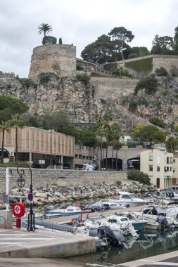 Monte CARLO, Monako - 26 Ocak 2024: Monte Carlo, Monako 'nun Muhteşem Panoraması