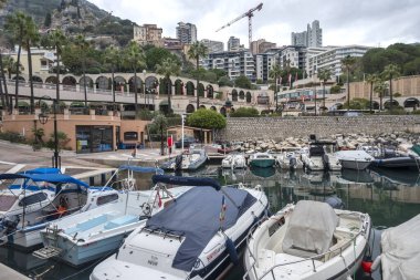 Monte CARLO, Monako - 26 Ocak 2024: Monte Carlo, Monako 'nun Muhteşem Panoraması