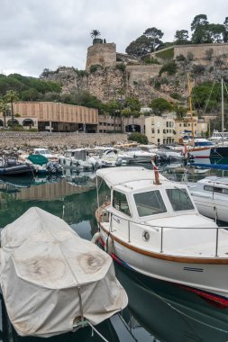 Monte CARLO, Monako - 26 Ocak 2024: Monte Carlo, Monako 'nun Muhteşem Panoraması