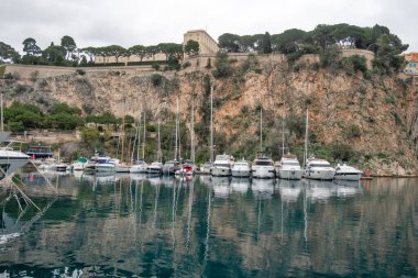 Monte CARLO, Monako - 26 Ocak 2024: Monte Carlo, Monako 'nun Muhteşem Panoraması