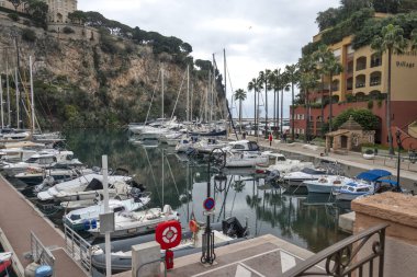 Monte CARLO, Monako - 26 Ocak 2024: Monte Carlo, Monako 'nun Muhteşem Panoraması