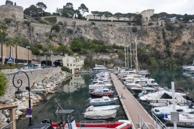 Monte CARLO, Monako - 26 Ocak 2024: Monte Carlo, Monako 'nun Muhteşem Panoraması