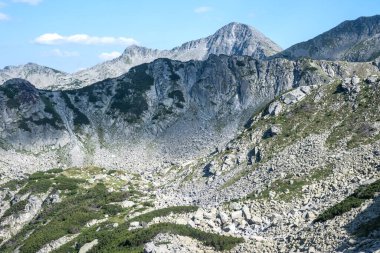 Amazing Summer view of Pirin Mountain around Muratov peak, Bulgaria clipart