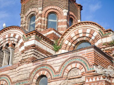 Bulgaristan 'ın Burgaz Bölgesi' nin Nessebar kentinin Büyüleyici Panoraması