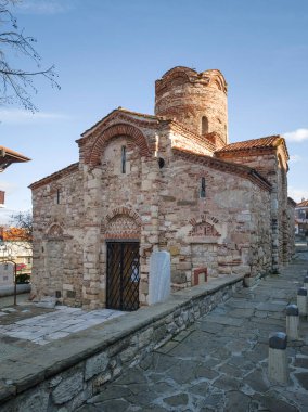 Bulgaristan 'ın Burgaz Bölgesi' nin Nessebar kentinin Büyüleyici Panoraması