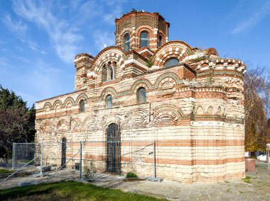 Bulgaristan 'ın Burgaz Bölgesi' nin Nessebar kentinin Büyüleyici Panoraması