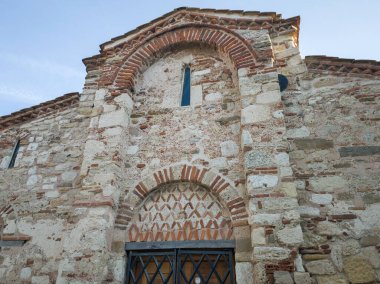 Bulgaristan 'ın Burgaz Bölgesi' nin Nessebar kentinin Büyüleyici Panoraması