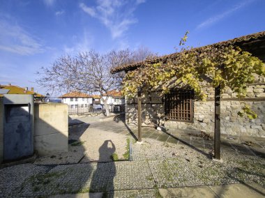 Bulgaristan 'ın Burgaz Bölgesi' nin Nessebar kentinin Büyüleyici Panoraması