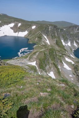 Amazing Landscape of Rila Mountain around The Seven Rila Lakes, Bulgaria clipart