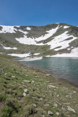 Amazing Landscape of Rila Mountain around The Seven Rila Lakes, Bulgaria clipart