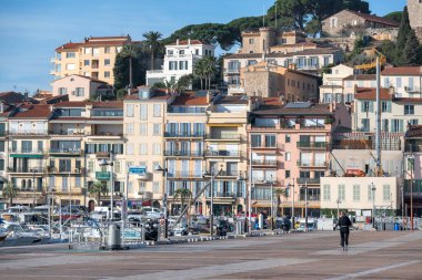 CANNES, FRANCE - 29 Ocak 2024: Cannes, Provence Alpes-Cote d 'Azur, Fransa