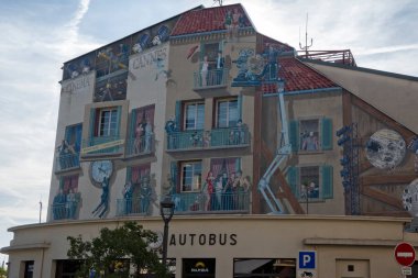 CANNES, FRANCE - 29 Ocak 2024: Cannes, Provence Alpes-Cote d 'Azur, Fransa