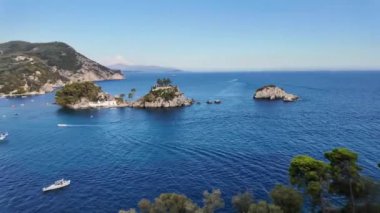 Parga, Epirus, Yunanistan 'ın Muhteşem Yaz Manzarası