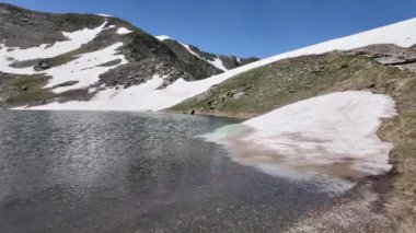 Bulgaristan 'ın Yedi Rila Gölü yakınlarındaki Rila Dağı' nın muhteşem manzarası
