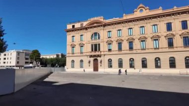 LECCE, İtalya - 12 Mayıs 2024: İtalya 'nın Apulia Bölgesi' ndeki Eski Lecce kasabasının muhteşem manzarası