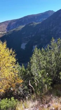 Amazing Autumn Landscape of Rila Mountain near Malyovitsa peak, Bulgaria