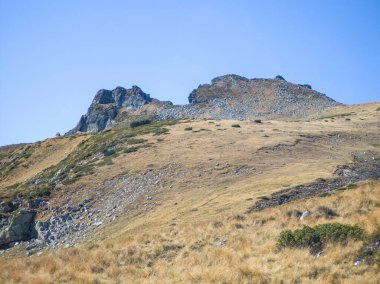 Amazing Autumn Landscape of Rila Mountain near Malyovitsa peak, Bulgaria