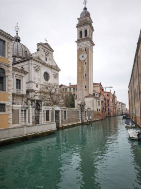 Venedik, Veneto Bölgesi, İtalya 'nın Eski Şehir Panoraması