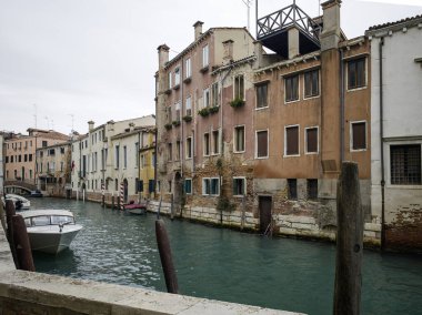 Venedik, Veneto Bölgesi, İtalya 'nın Eski Şehir Panoraması
