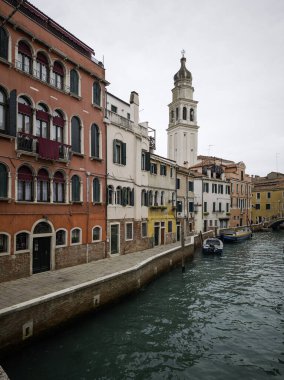 Venedik, Veneto Bölgesi, İtalya 'nın Eski Şehir Panoraması