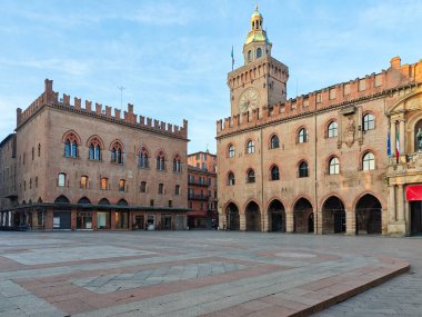 Bologna şehir merkezi Panorama, Emilia-Romagna, İtalya