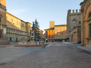 Bologna şehir merkezi Panorama, Emilia-Romagna, İtalya