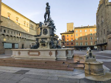 Bologna şehir merkezi Panorama, Emilia-Romagna, İtalya