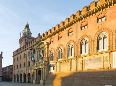 Bologna şehir merkezi Panorama, Emilia-Romagna, İtalya