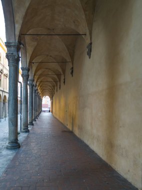 Bologna şehir merkezi Panorama, Emilia-Romagna, İtalya