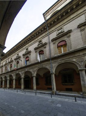 Bologna şehir merkezi Panorama, Emilia-Romagna, İtalya