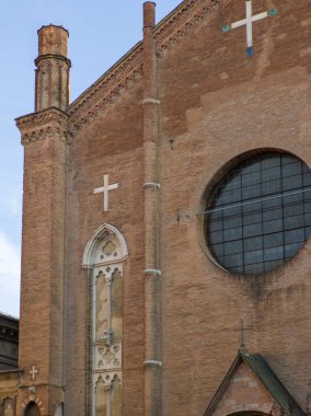 Bologna şehir merkezi Panorama, Emilia-Romagna, İtalya