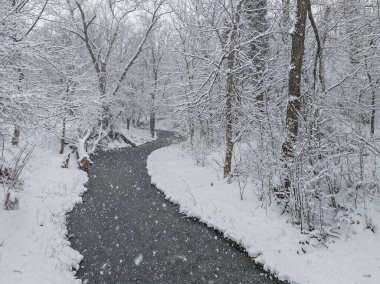 Bulgaristan 'ın Sofya kentindeki South Park' ın şaşırtıcı kış manzarası