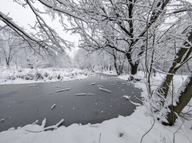 Bulgaristan 'ın Sofya kentindeki South Park' ın şaşırtıcı kış manzarası