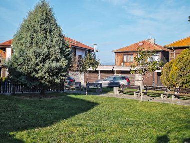 NESEBAR, BULGARIA - 14 ARALIK 2024: Bulgaristan 'ın Burgaz Bölgesi' nin Nessebar kentinin Şaşırtıcı Panoraması